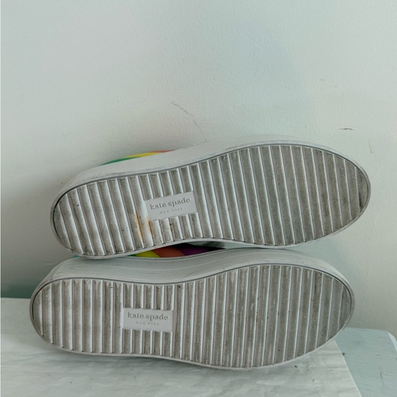 Kate Spade Rainbow Collection Selena Pride Platform Sneaker Size 6 Sold Out! - Picture 9 of 9